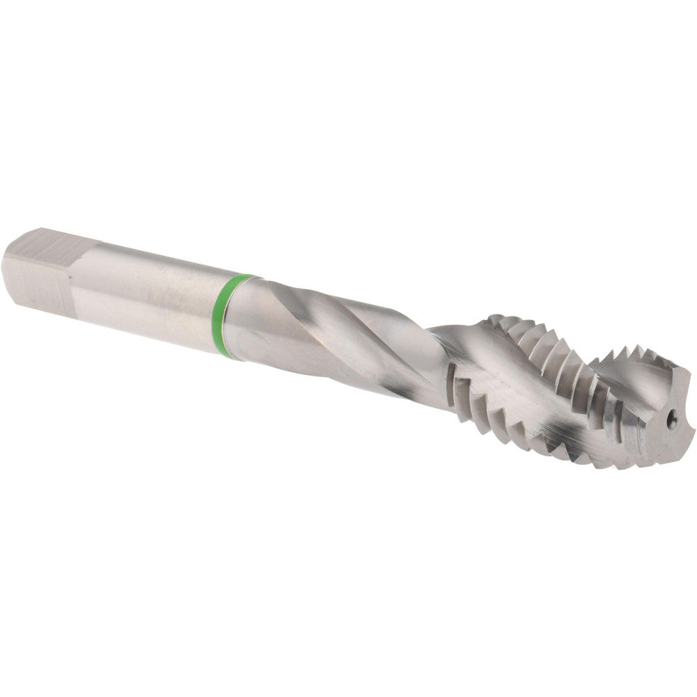 Accupro T2634562B Spiral Flute Tap 1/2-13, UNC, 3 Flute, Modified Bottoming Chamfer, 2B Class of Fit, Vanadium High-Speed Steel, Bright/Uncoated Finish