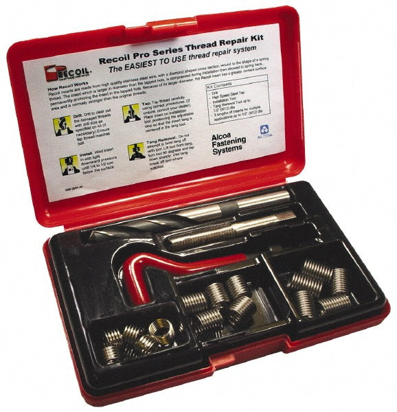 Recoil 33586 Thread Repair Kit Free-Running & Screw-Locking