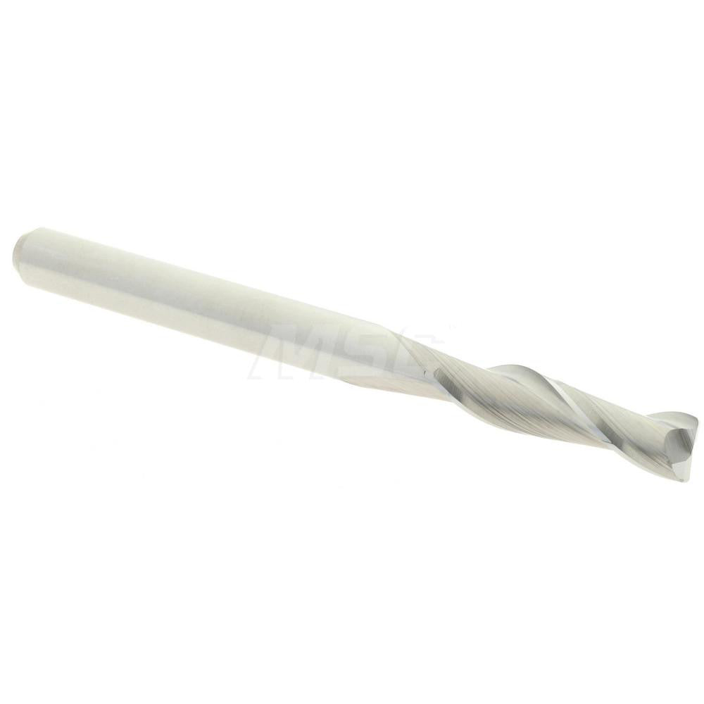 Accupro 12467789 Corner Radius End Mill 1/8" Dia, 1/2" LOC, 0.0100" Radius, 2 Flute, Solid Carbide