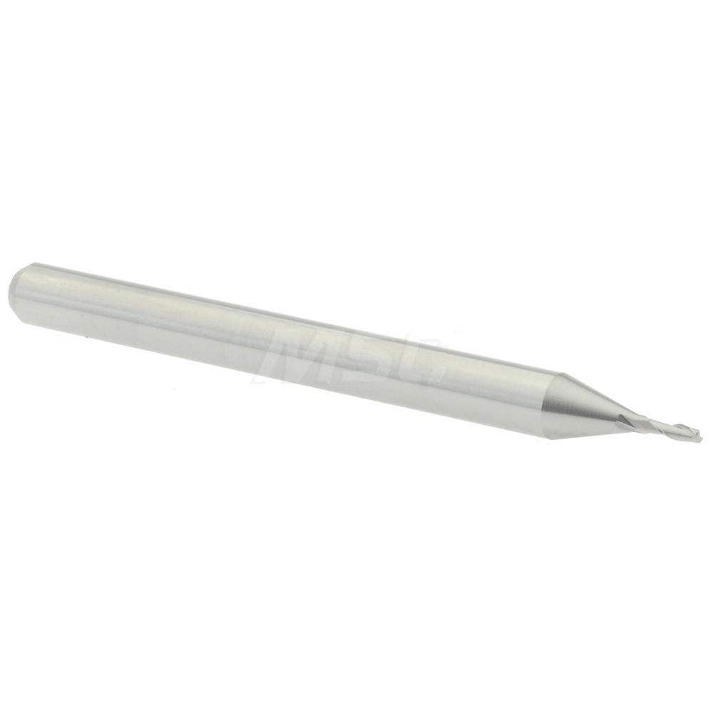 Accupro 14796199 Corner Radius End Mill 0.0312" Dia, 0.093" LOC, 0.01" Radius, 2 Flutes, Solid Carbide