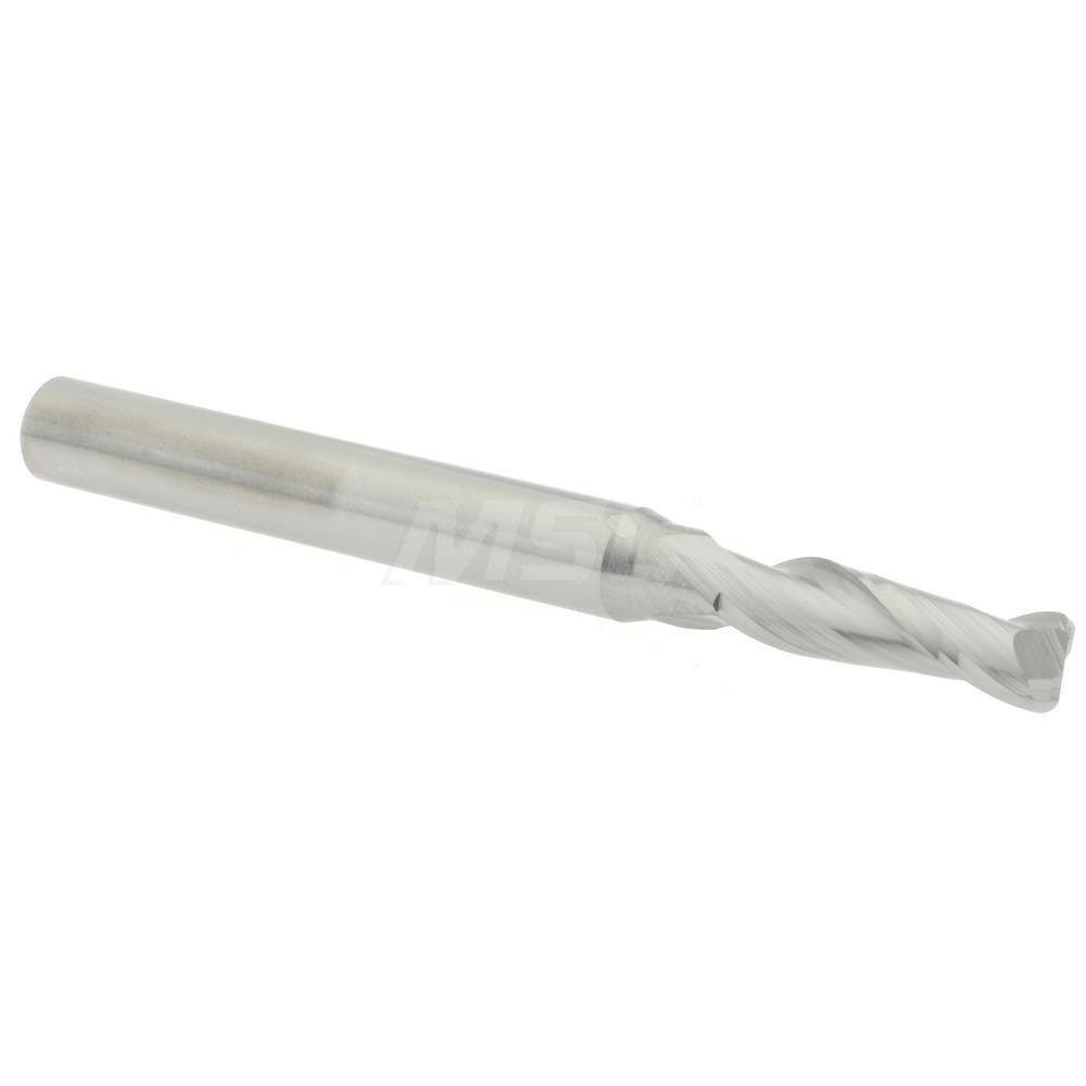Accupro 14796216 Corner Radius End Mill 0.1562" Dia, 0.406" LOC, 0.03" Radius, 2 Flutes, Solid Carbide