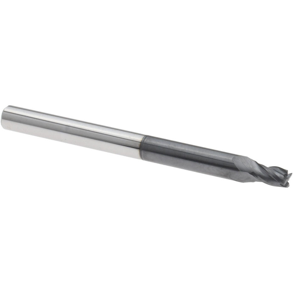 Accupro 14844604 Corner Radius End Mill 0.0938" Dia, 0.8661" LOC, 0.0050" Radius, 4 Flute, Solid Carbide