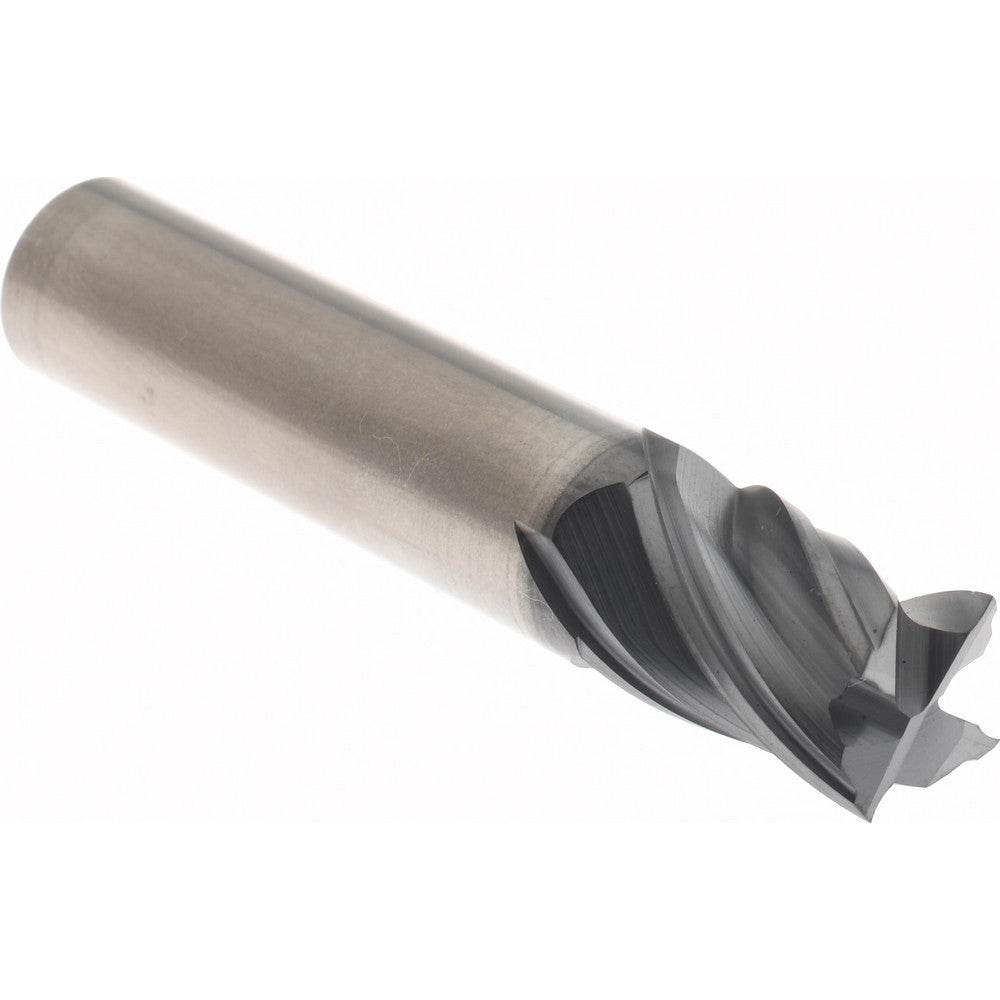 Accupro 95168370 Square End Mill 3/8" Dia, 1/2" LOC, 4 Flute, Solid Carbide