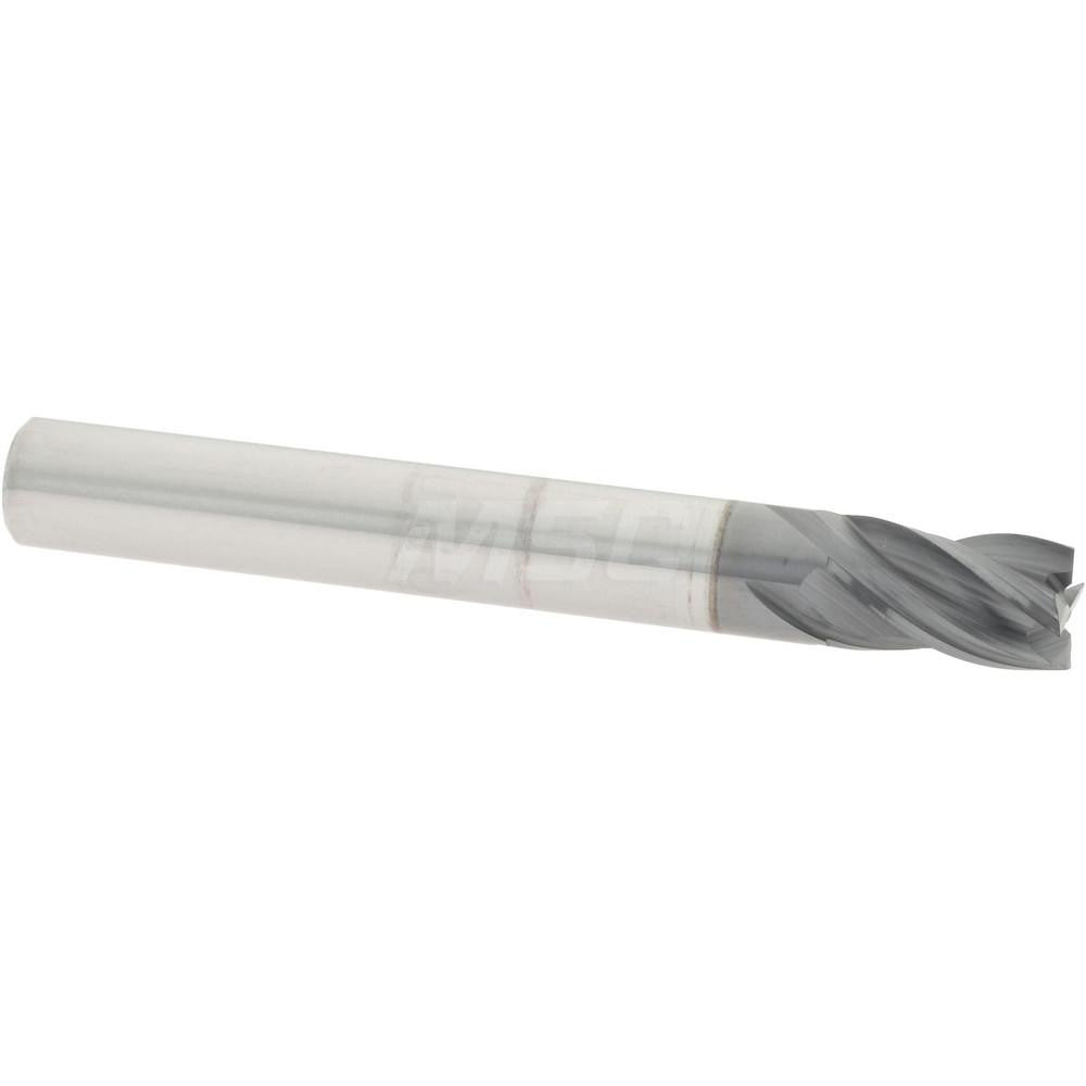 Accupro 95168350 Square End Mill 1/4" Dia, 3/8" LOC, 4 Flute, Solid Carbide