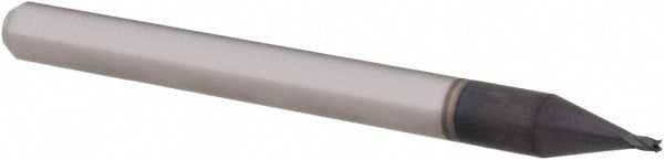 Accupro 14797047 Square End Mill 0.029" Dia, 0.043" LOC, 4 Flutes, Solid Carbide