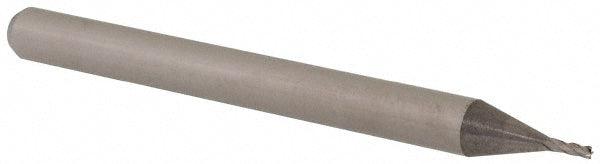 Accupro 12276804 Square End Mill 0.027" Dia, 0.081" LOC, 4 Flutes, Solid Carbide