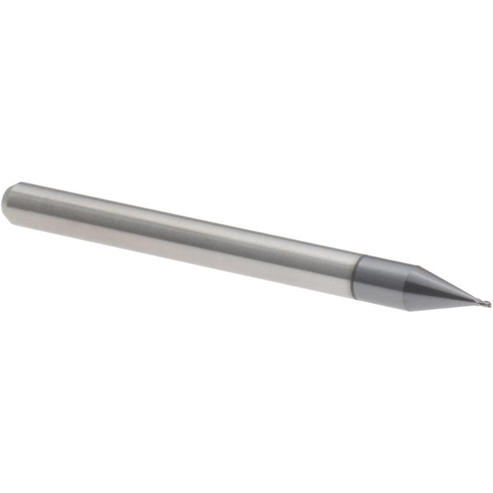 Accupro 14797041 Square End Mill 0.019" Dia, 0.029" LOC, 4 Flutes, Solid Carbide