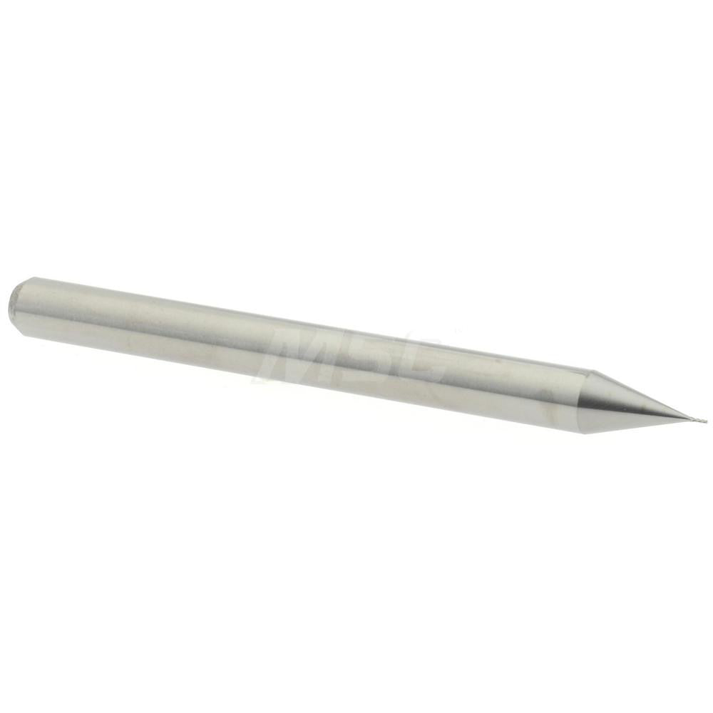 Accupro 12276785 Square End Mill 0.008" Dia, 0.024" LOC, 4 Flutes, Solid Carbide