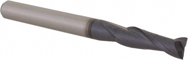 Accupro 12467380 Square End Mill 3/16" Dia, 5/8" LOC, 2 Flutes, Solid Carbide