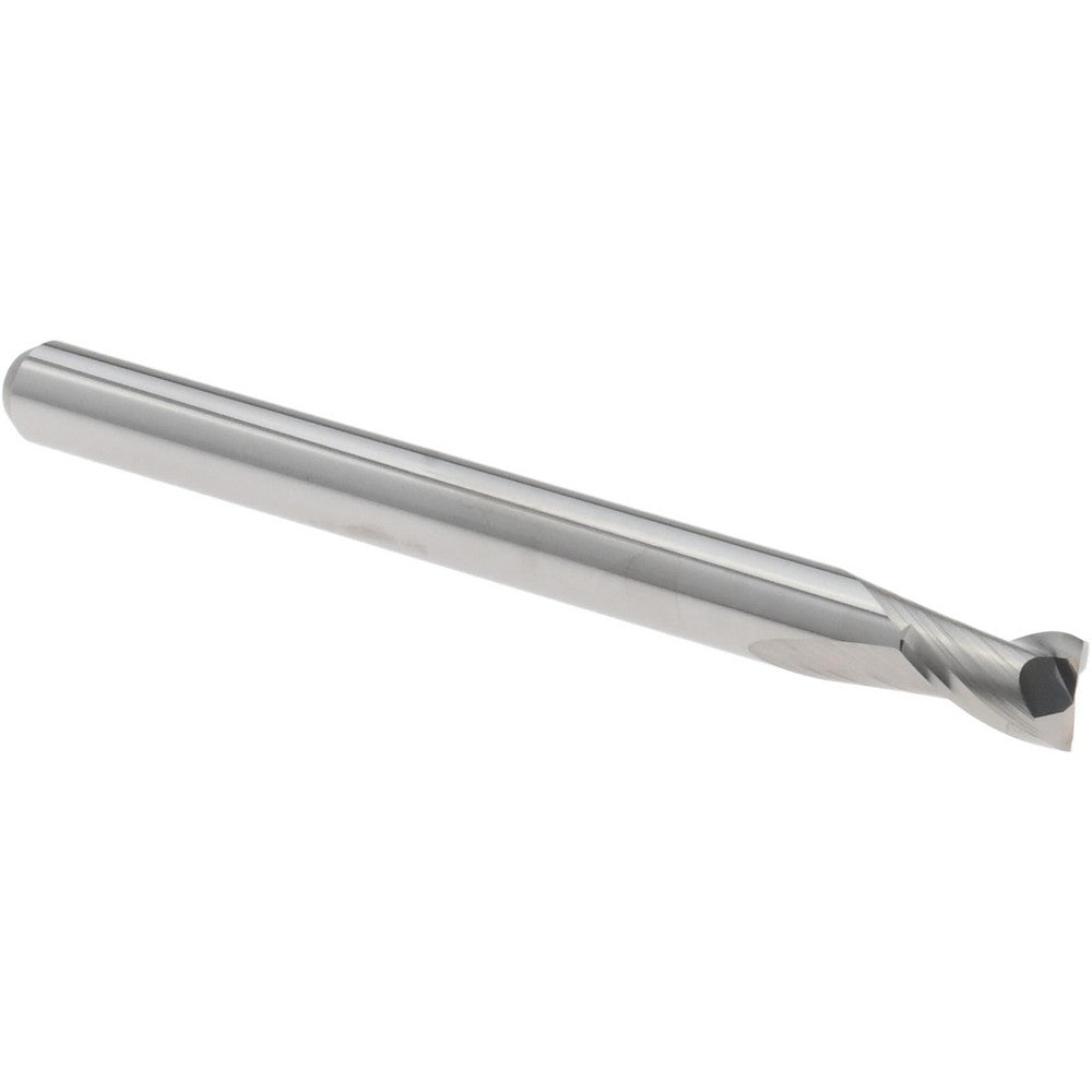 Accupro 14797035 Square End Mill 1/8" Dia, 3/16" LOC, 2 Flutes, Solid Carbide