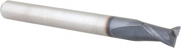 Accupro 12468928 Square End Mill 1/4" Dia, 3/8" LOC, 2 Flutes, Solid Carbide