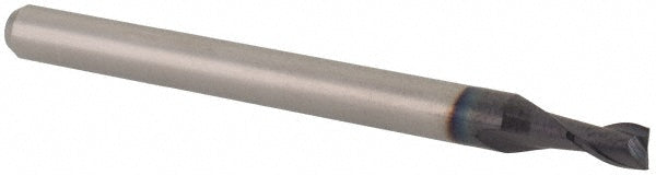 Accupro 14797027 Square End Mill 3/32" Dia, 0.139" LOC, 2 Flutes, Solid Carbide