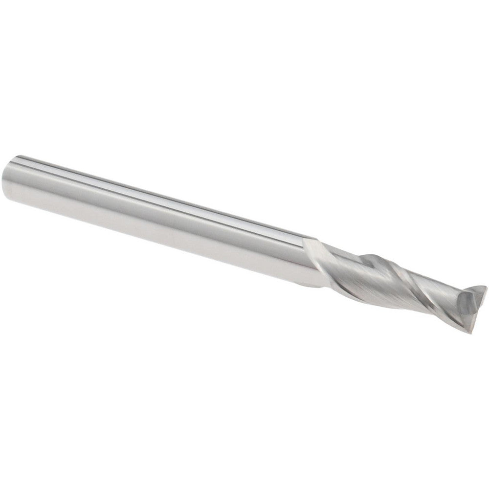 Accupro 14796936 Square End Mill 1/8" Dia, 3/8" LOC, 2 Flutes, Solid Carbide