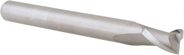 Accupro 12468927 Square End Mill 1/4" Dia, 3/8" LOC, 2 Flutes, Solid Carbide