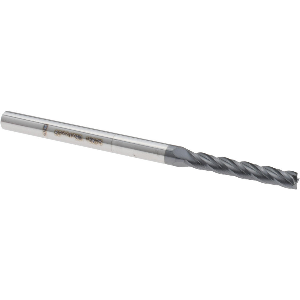 Accupro 14797357 Square End Mill 5/32" Dia, 1" LOC, 4 Flutes, Solid Carbide