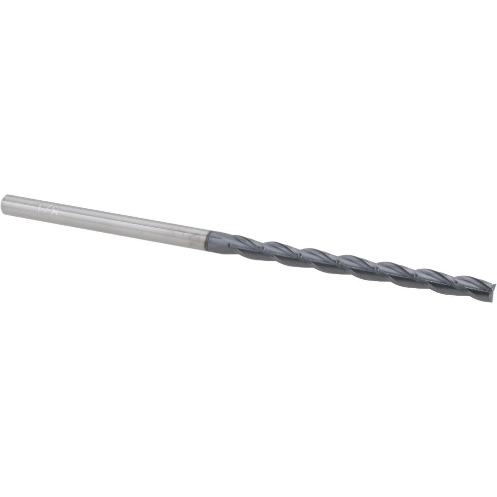 Accupro 14883424 Square End Mill 1/8" Dia, 1-1/2" LOC, 3 Flutes, Solid Carbide