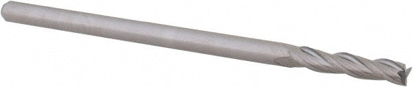 Accupro 14883426 Square End Mill 1/8" Dia, 5/8" LOC, 3 Flutes, Solid Carbide