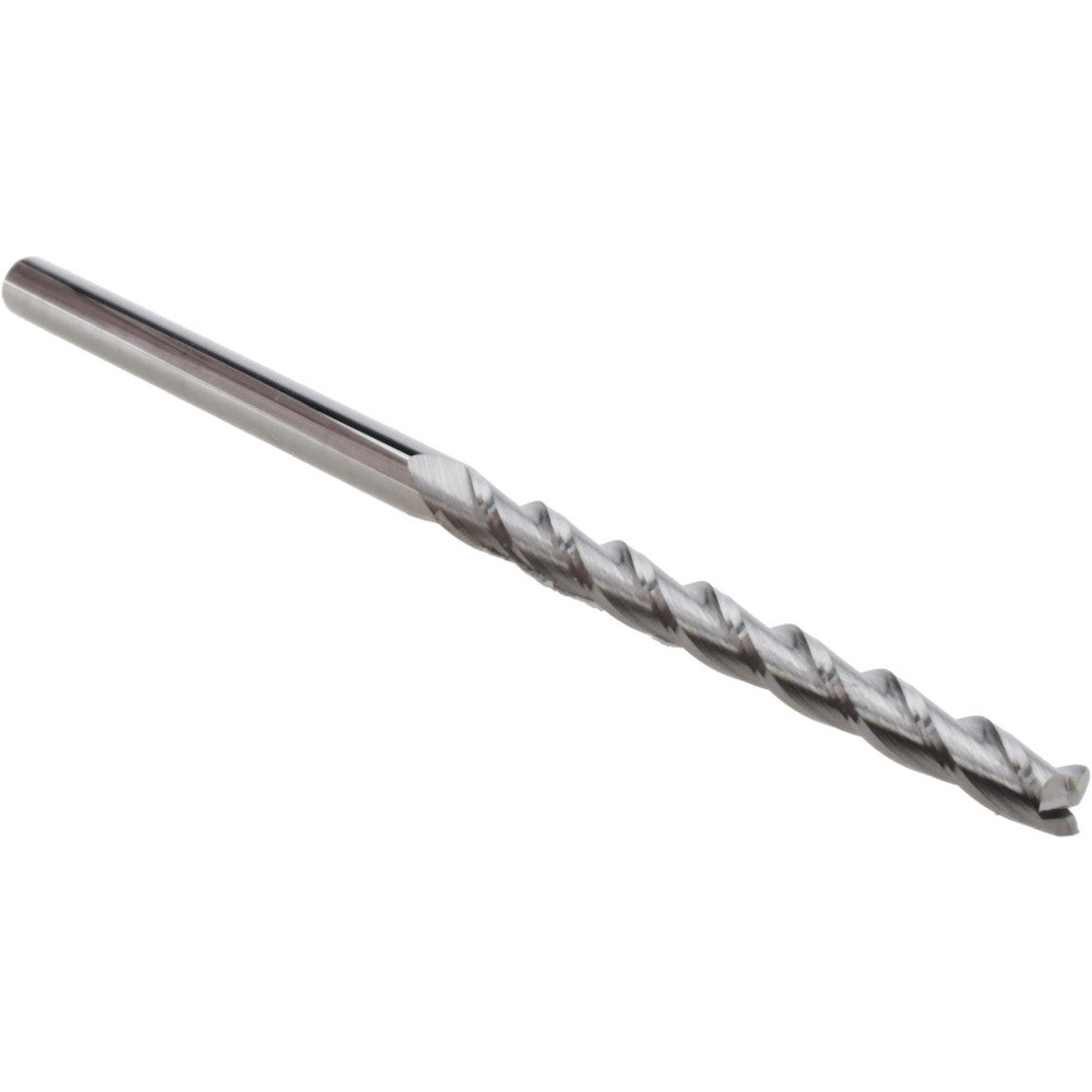 Accupro 14883428 Square End Mill 1/8" Dia, 1-1/2" LOC, 3 Flutes, Solid Carbide