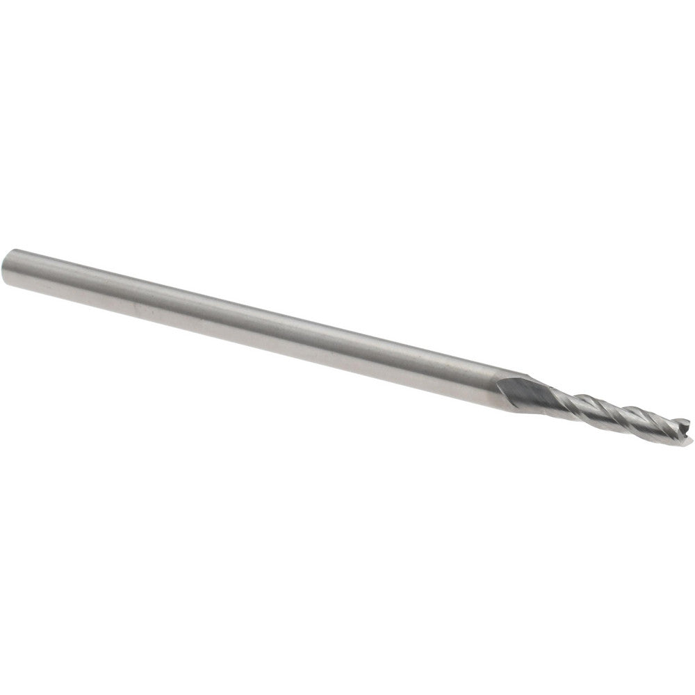 Accupro 14883441 Square End Mill 0.09" Dia, 29/64" LOC, 3 Flutes, Solid Carbide