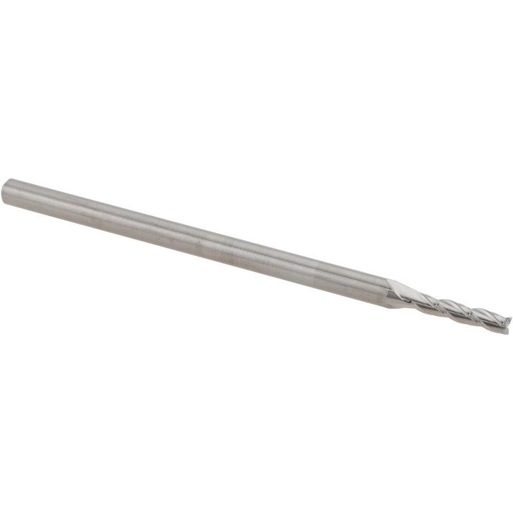 Accupro 14883443 Square End Mill 0.085" Dia, 0.425" LOC, 3 Flutes, Solid Carbide