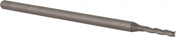 Accupro 14883453 Square End Mill 0.075" Dia, 3/8" LOC, 3 Flutes, Solid Carbide