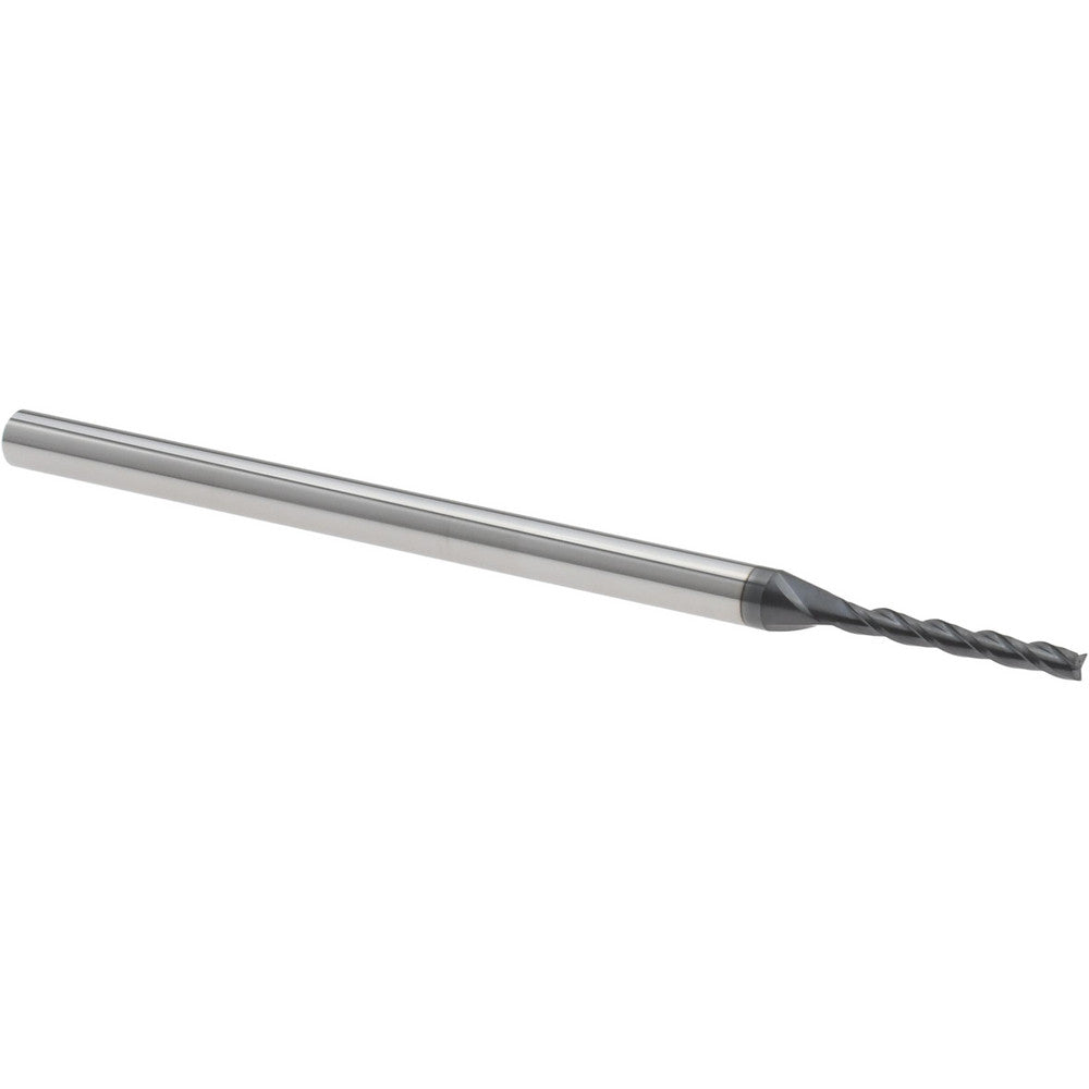 Accupro 14883459 Square End Mill 1/16" Dia, 1/2" LOC, 3 Flutes, Solid Carbide