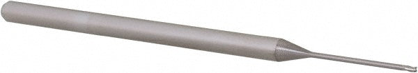Accupro 14797171 Square End Mill 1/32" Dia, 0.046" LOC, 3 Flutes, Solid Carbide