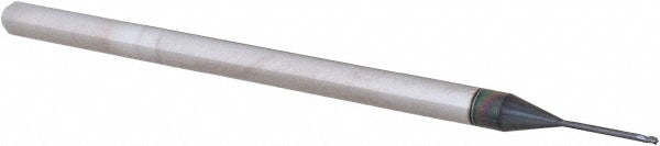 Accupro 15023921 Square End Mill 0.0250" Dia, 0.0370" LOC, 3 Flute, Solid Carbide