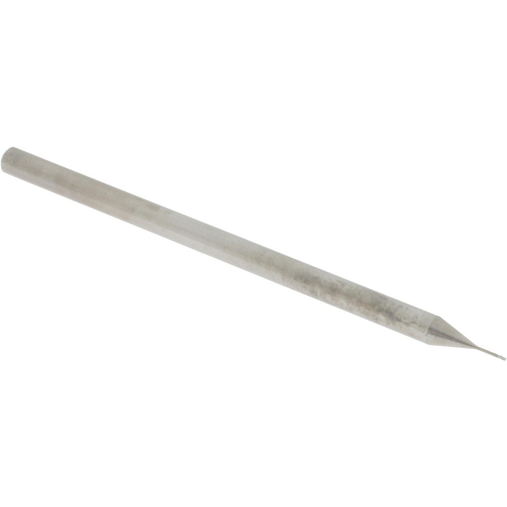 Accupro 14797140 Square End Mill 1/64'' Dia, 0.022'' LOC, 1/8'' Shank Dia, 2-1/2'' OAL, 3 Flutes, Solid Carbide