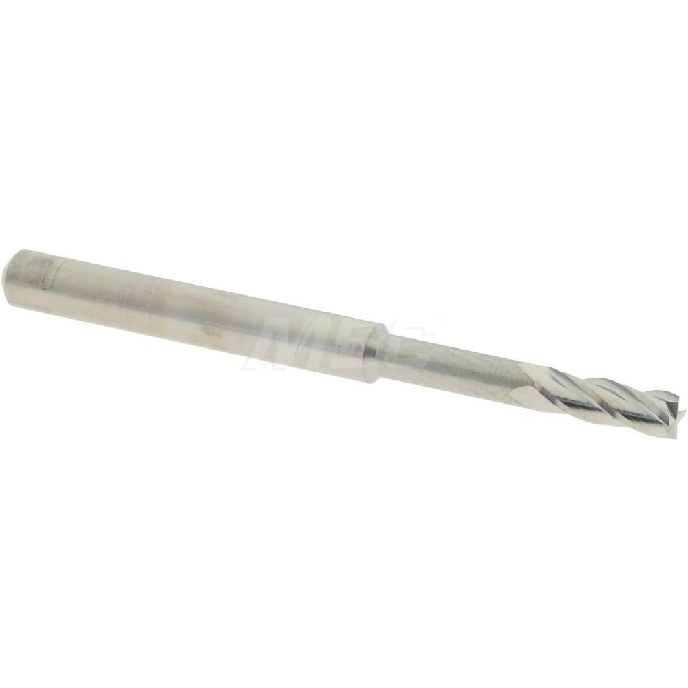Accupro 14883461 Square End Mill 3/32" Dia, 0.279" LOC, 4 Flutes, Solid Carbide