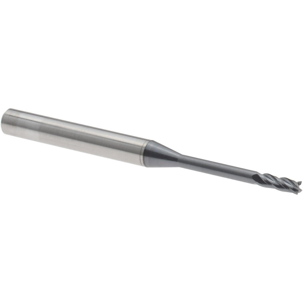 Accupro 14883464 Square End Mill 1/16" Dia, 0.186" LOC, 4 Flutes, Solid Carbide