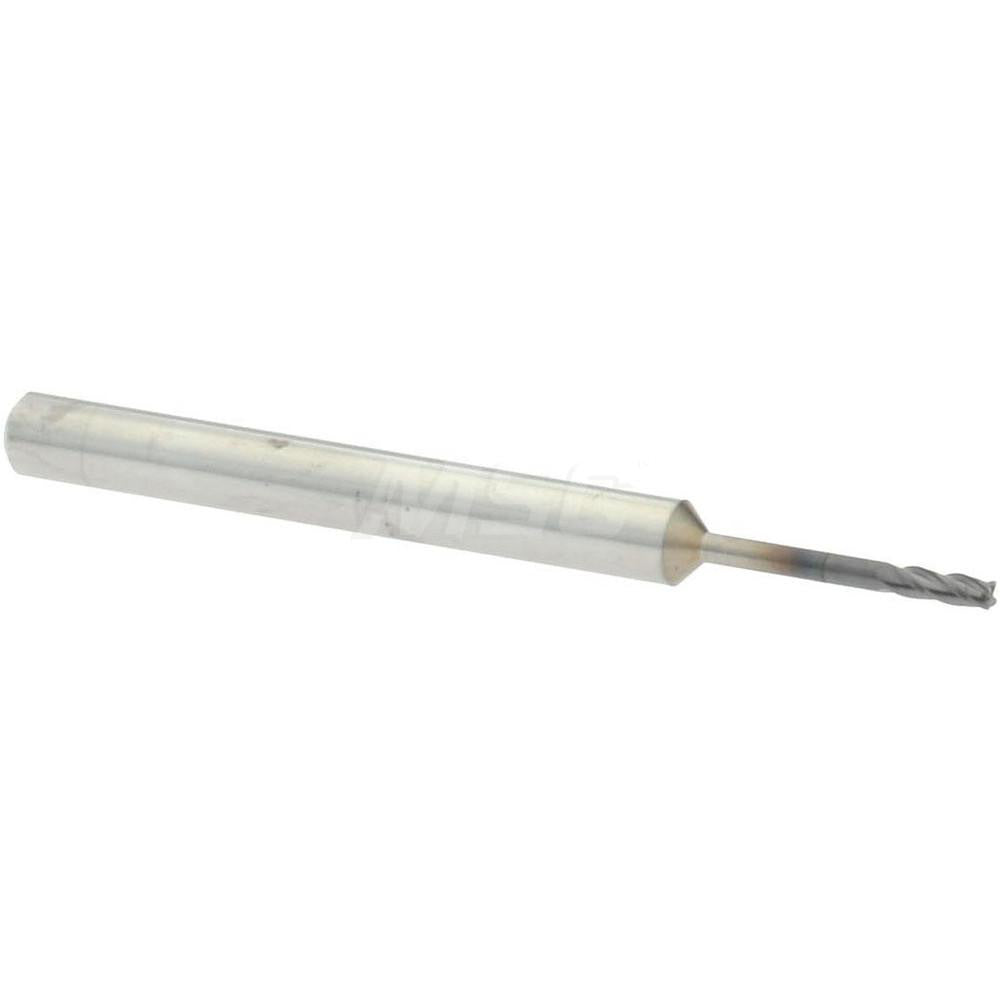 Accupro 14883466 Square End Mill 3/64" Dia, 9/64" LOC, 4 Flutes, Solid Carbide