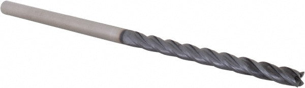 Accupro 14797365 Square End Mill 1/4" Dia, 3" LOC, 4 Flutes, Solid Carbide