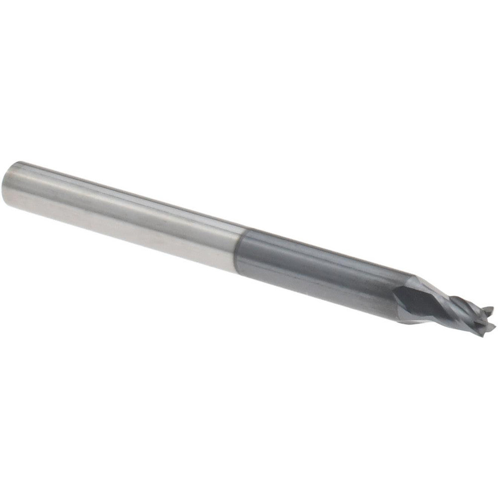 Accupro 14797063 Square End Mill 0.08" Dia, 0.12" LOC, 4 Flutes, Solid Carbide