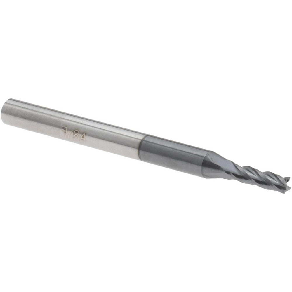 Accupro 12359148 Square End Mill 5/64" Dia, 15/64" LOC, 4 Flutes, Solid Carbide