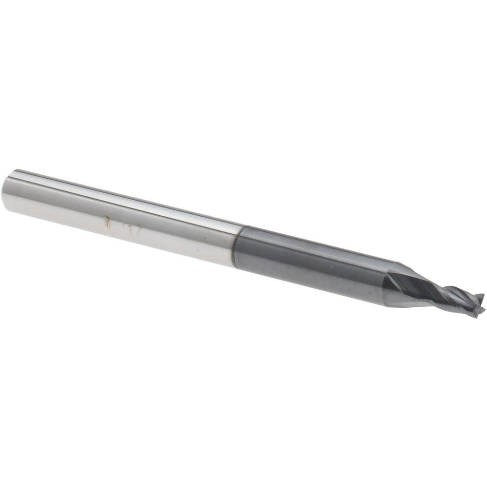 Accupro 14797061 Square End Mill 0.07" Dia, 0.105" LOC, 4 Flutes, Solid Carbide