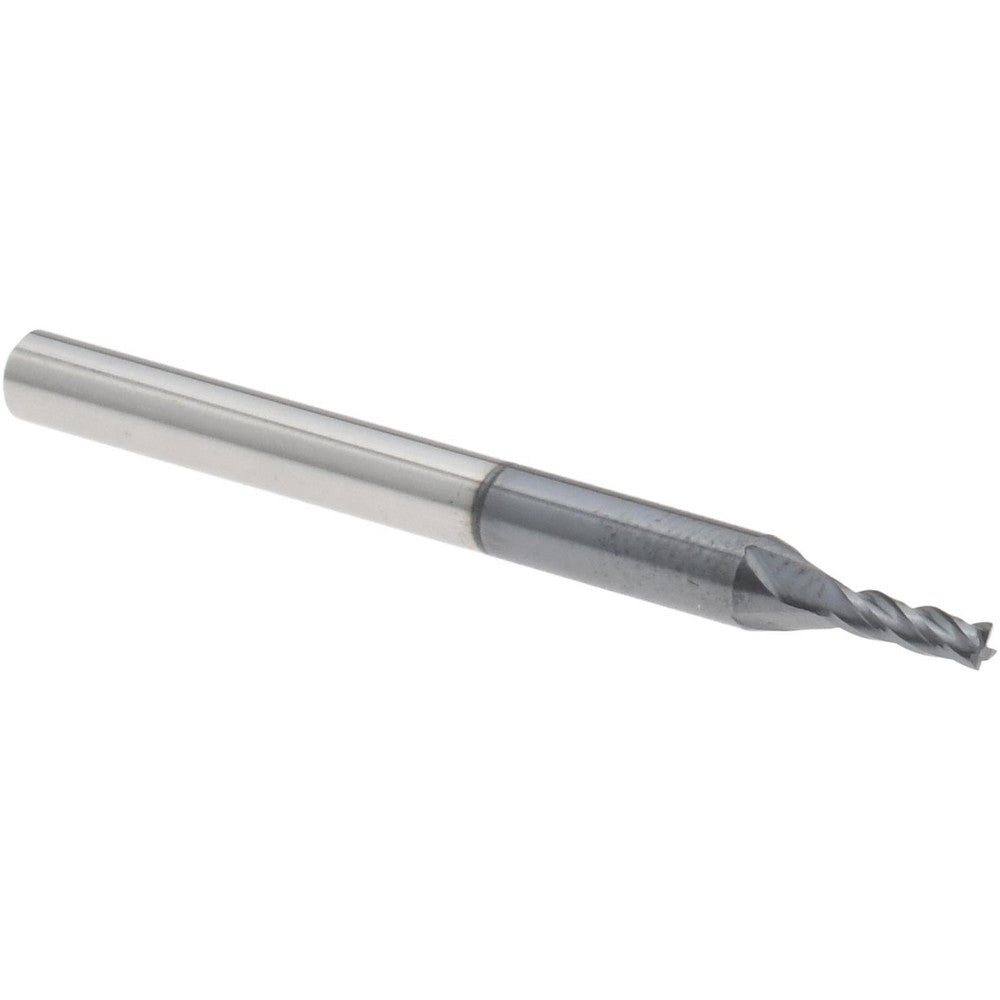 Accupro 12468669 Square End Mill 1/16" Dia, 3/16" LOC, 4 Flutes, Solid Carbide