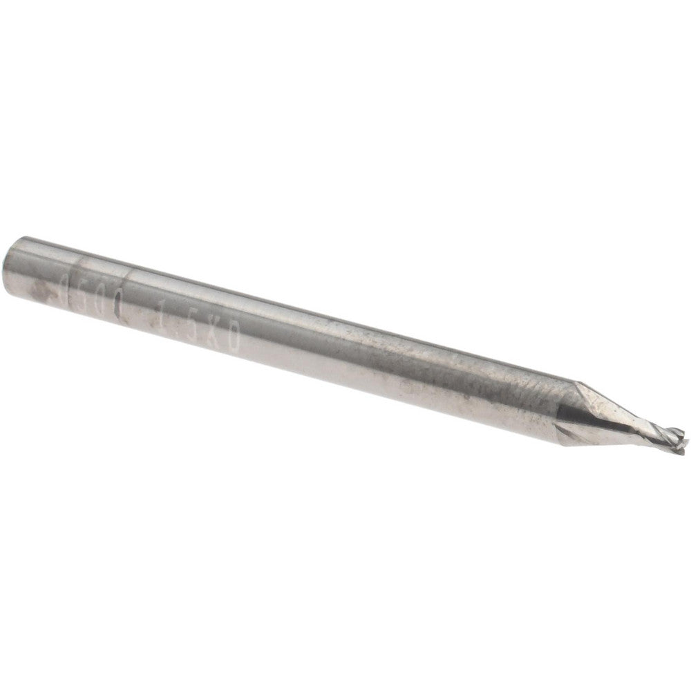 Accupro 14797056 Square End Mill 0.05" Dia, 0.075" LOC, 4 Flutes, Solid Carbide