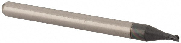 Accupro 14797346 Square End Mill 3/64" Dia, 0.07" LOC, 4 Flutes, Solid Carbide
