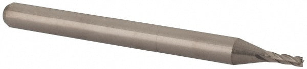 Accupro 14797347 Square End Mill 3/64" Dia, 9/64" LOC, 4 Flutes, Solid Carbide