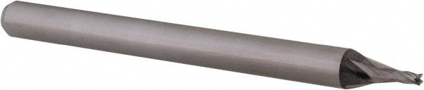 Accupro 14797341 Square End Mill 1 mm Dia, 0.058" LOC, 4 Flutes, Solid Carbide