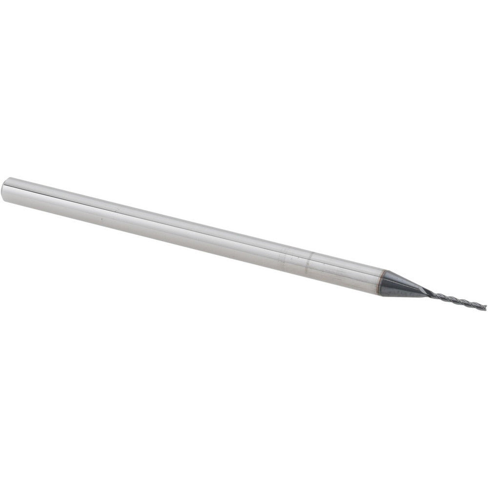 Accupro 14883483 Square End Mill 1/32" Dia, 1/4" LOC, 3 Flutes, Solid Carbide