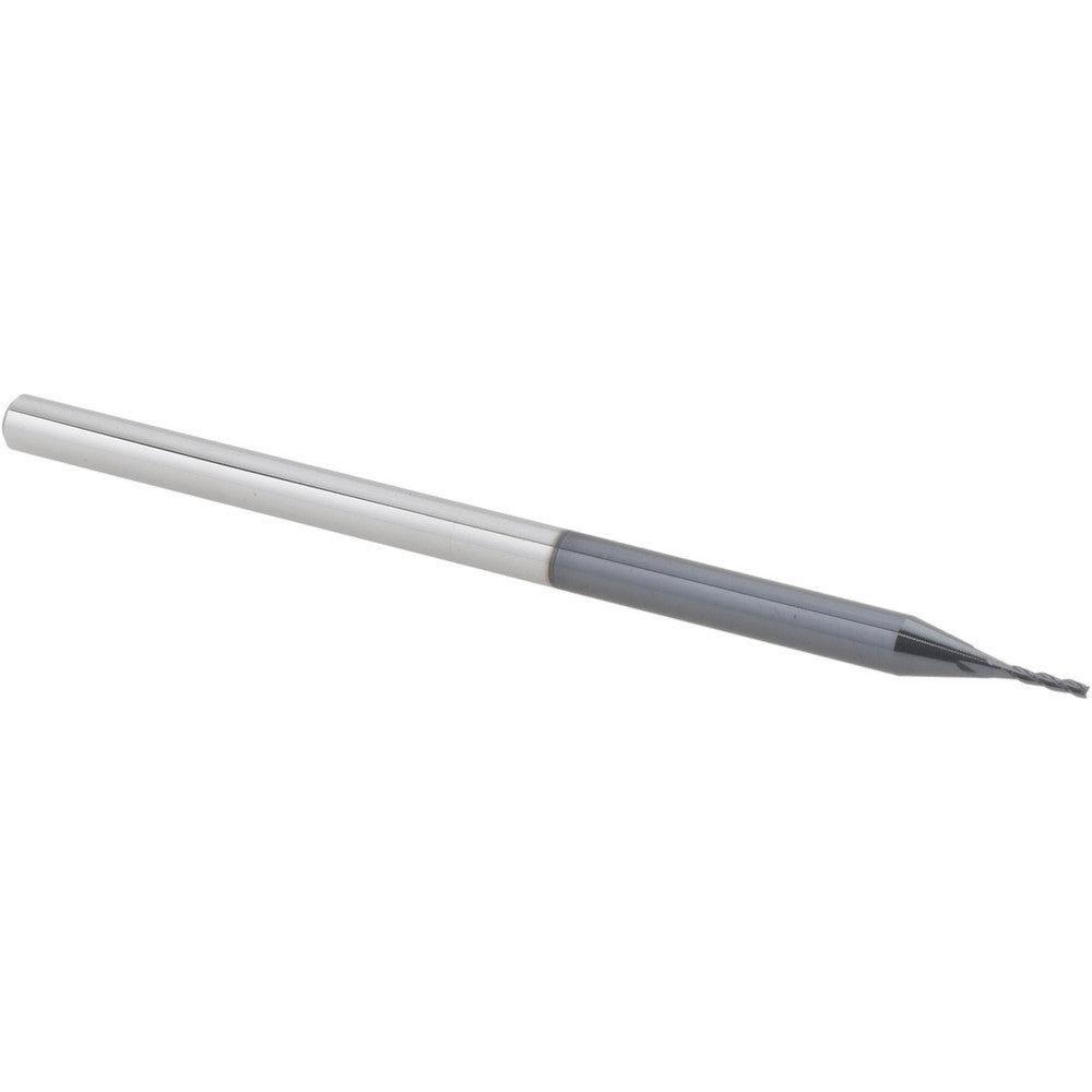 Accupro 14883484 Square End Mill 1/32" Dia, 5/32" LOC, 3 Flutes, Solid Carbide