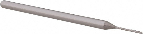Accupro 14883485 Square End Mill 1/32" Dia, 3/8" LOC, 3 Flutes, Solid Carbide