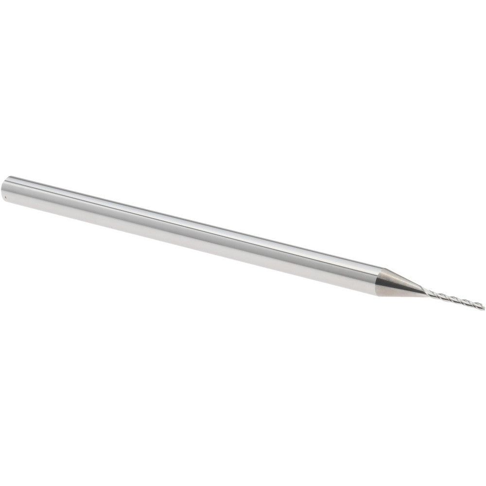 Accupro 14883486 Square End Mill 1/32" Dia, 1/4" LOC, 3 Flutes, Solid Carbide