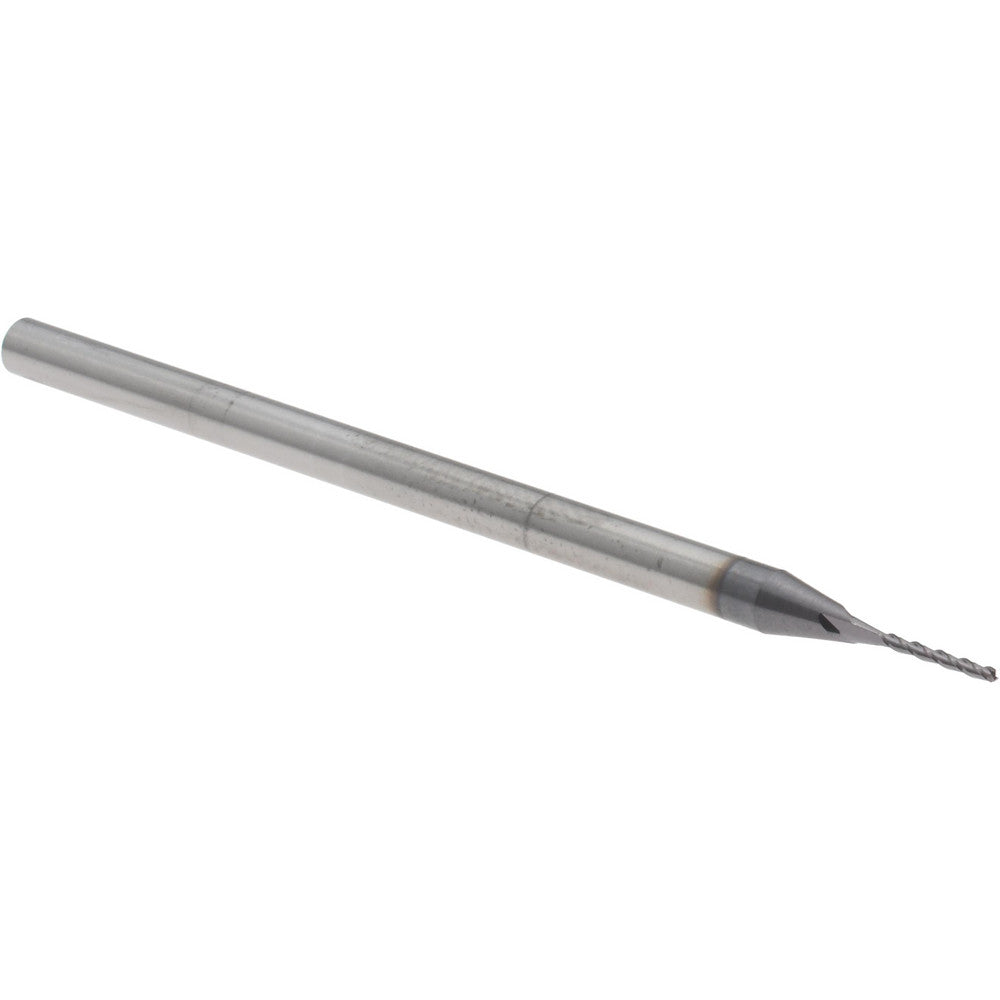 Accupro 14883489 Square End Mill 0.03" Dia, 1/4" LOC, 3 Flutes, Solid Carbide
