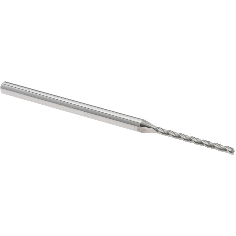 Accupro 14883492 Square End Mill 1/16" Dia, 3/4" LOC, 3 Flutes, Solid Carbide