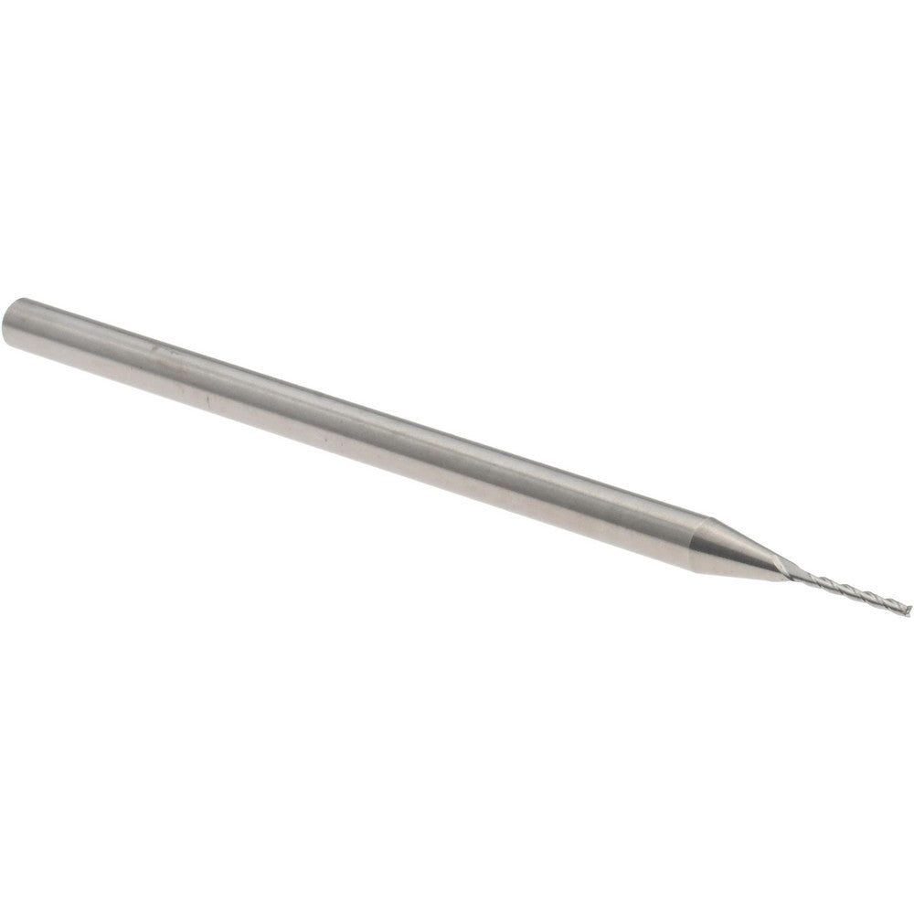 Accupro 14883501 Square End Mill 0.03" Dia, 1/4" LOC, 3 Flutes, Solid Carbide