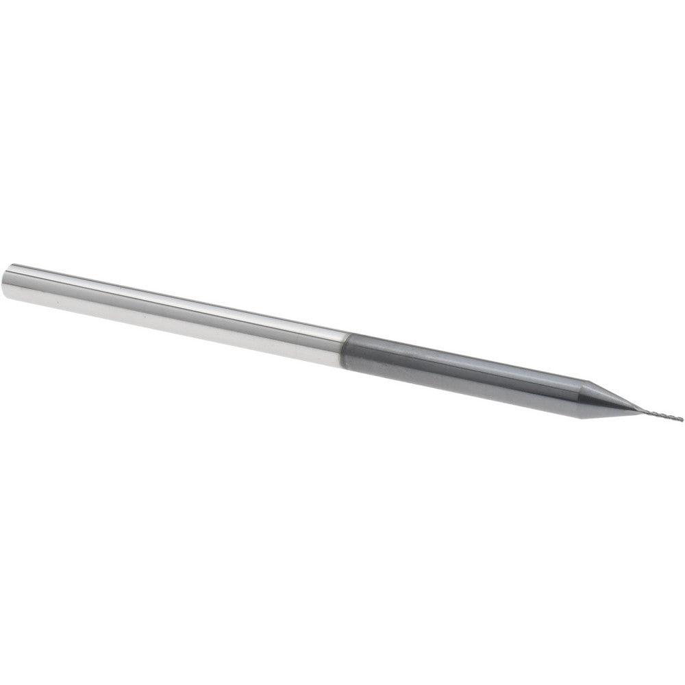 Accupro 14883508 Square End Mill 1/64" Dia, 1/8" LOC, 3 Flutes, Solid Carbide