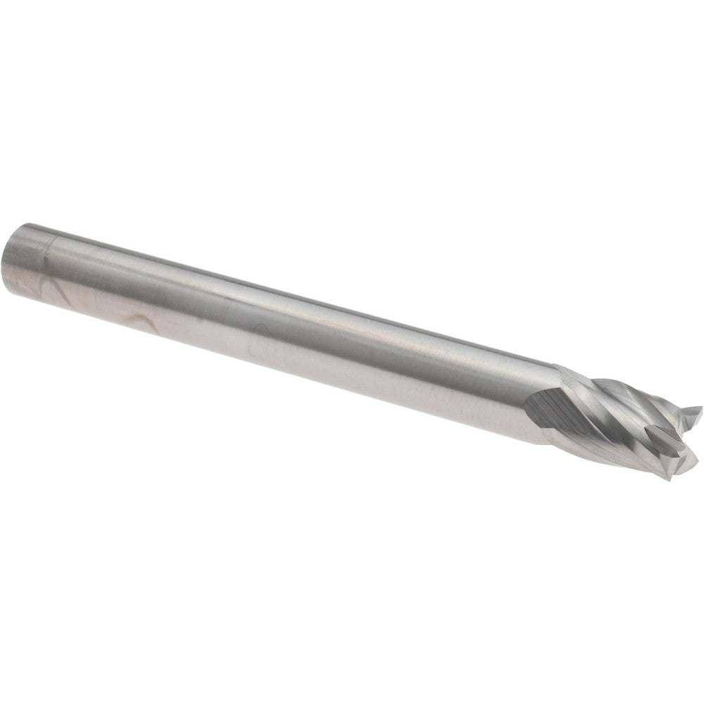 Accupro 12469041 Square End Mill 1/4" Dia, 3/8" LOC, 4 Flutes, Solid Carbide